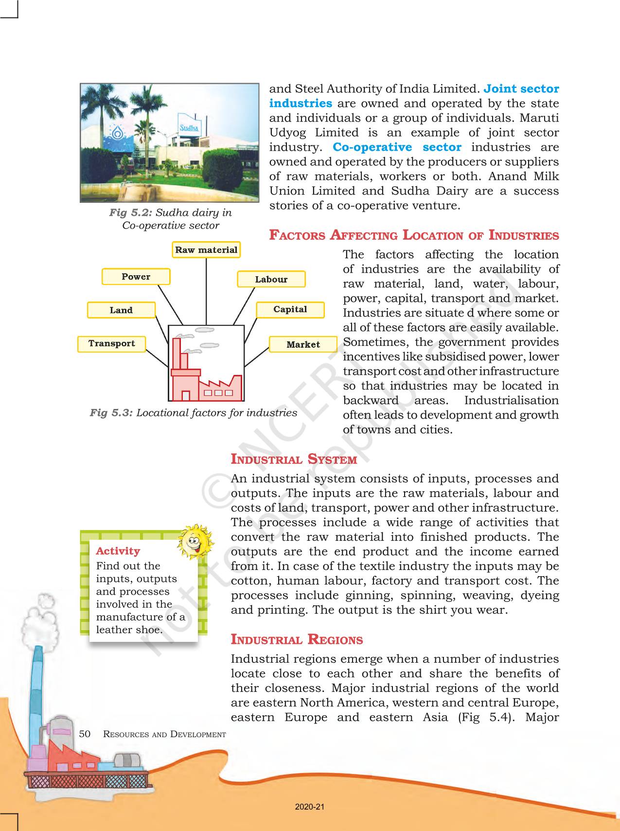 Industries - NCERT Book Of Class 8 Geography Resources And Development